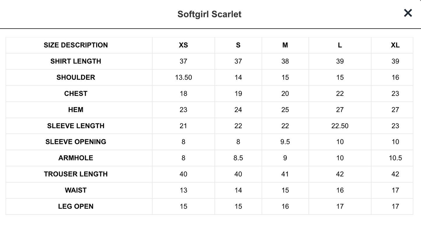 Softgirl Scarlet | Cords Pret '26 | AFROZEH