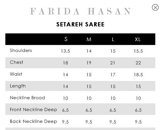 SETAREH SAREE | FARIDA HASAN