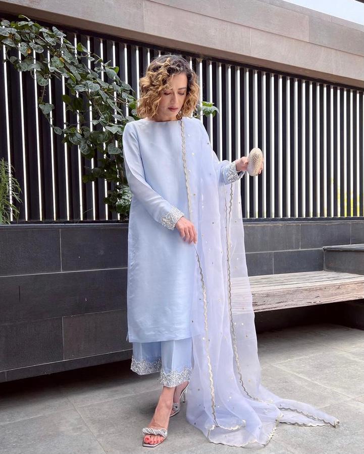 POWDER BLUE LYLA FORMAL | SAK ATELIER