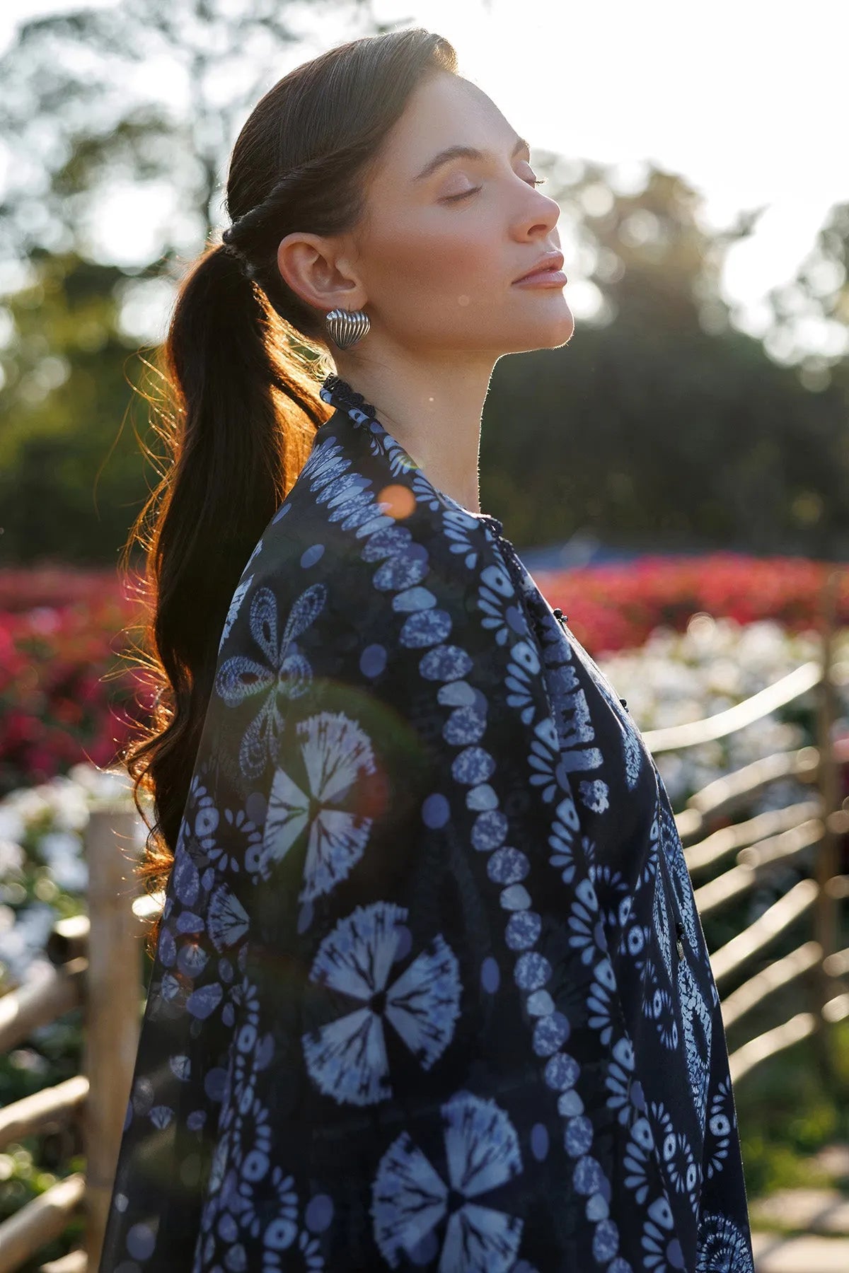 Digital Printed Lawn USE-9318 | Unstitched Summer '26 | Jazmin