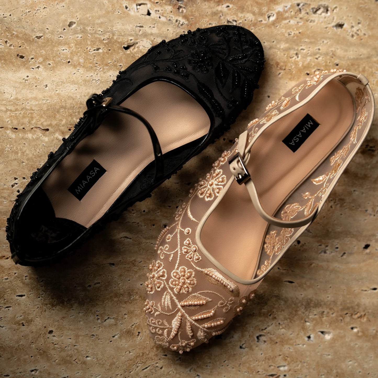 Solène Black | Éclat - Winter Drop | Miaasa | Footwear