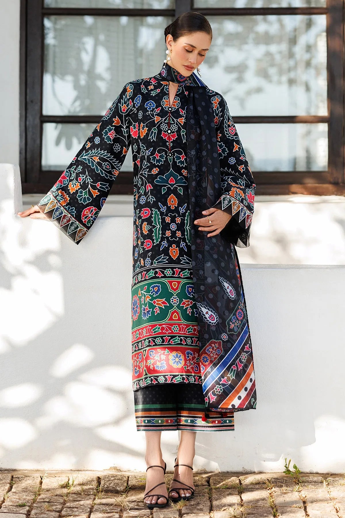 Embroidered Lawn USE-9294 | Unstitched Summer '26 | Jazmin