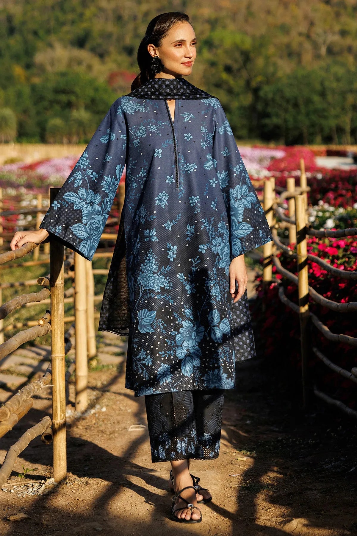 Embroidered Lawn USE-9295 | Unstitched Summer '26 | Jazmin