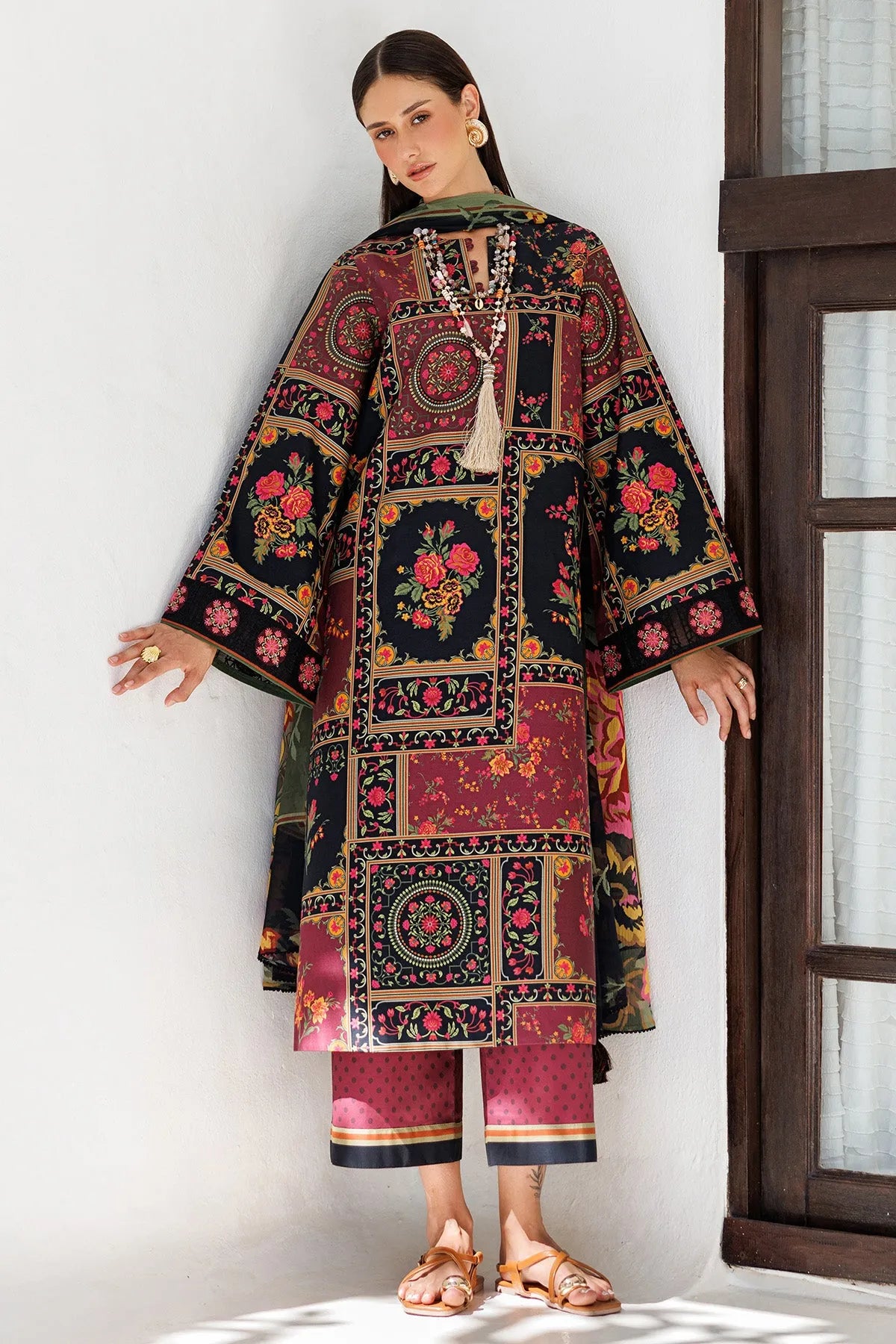Embroidered Lawn USE-9308 | Unstitched Summer '26 | Jazmin