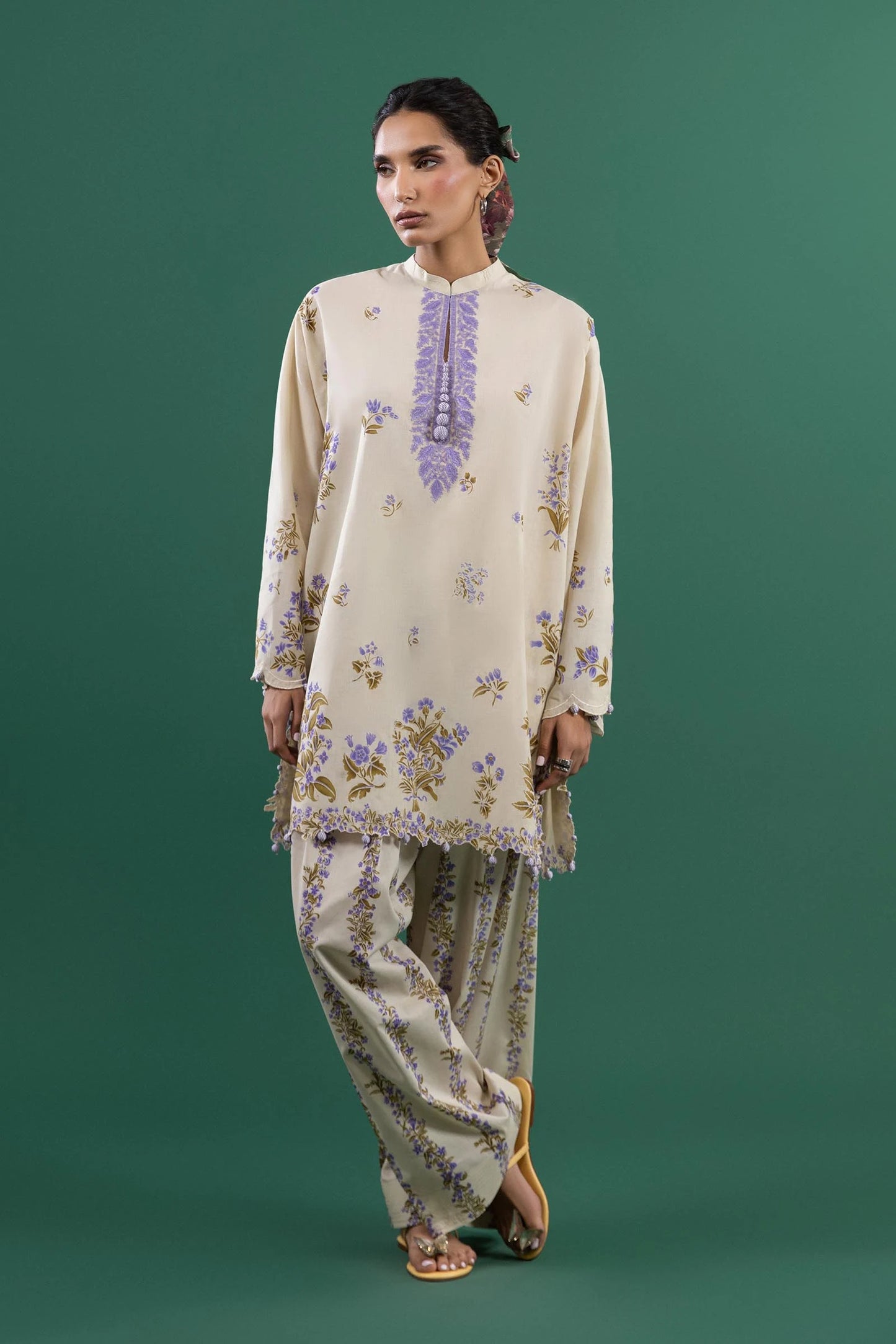 H253-007B-2C | Sana Safinaz | Mahay Summer' 25
