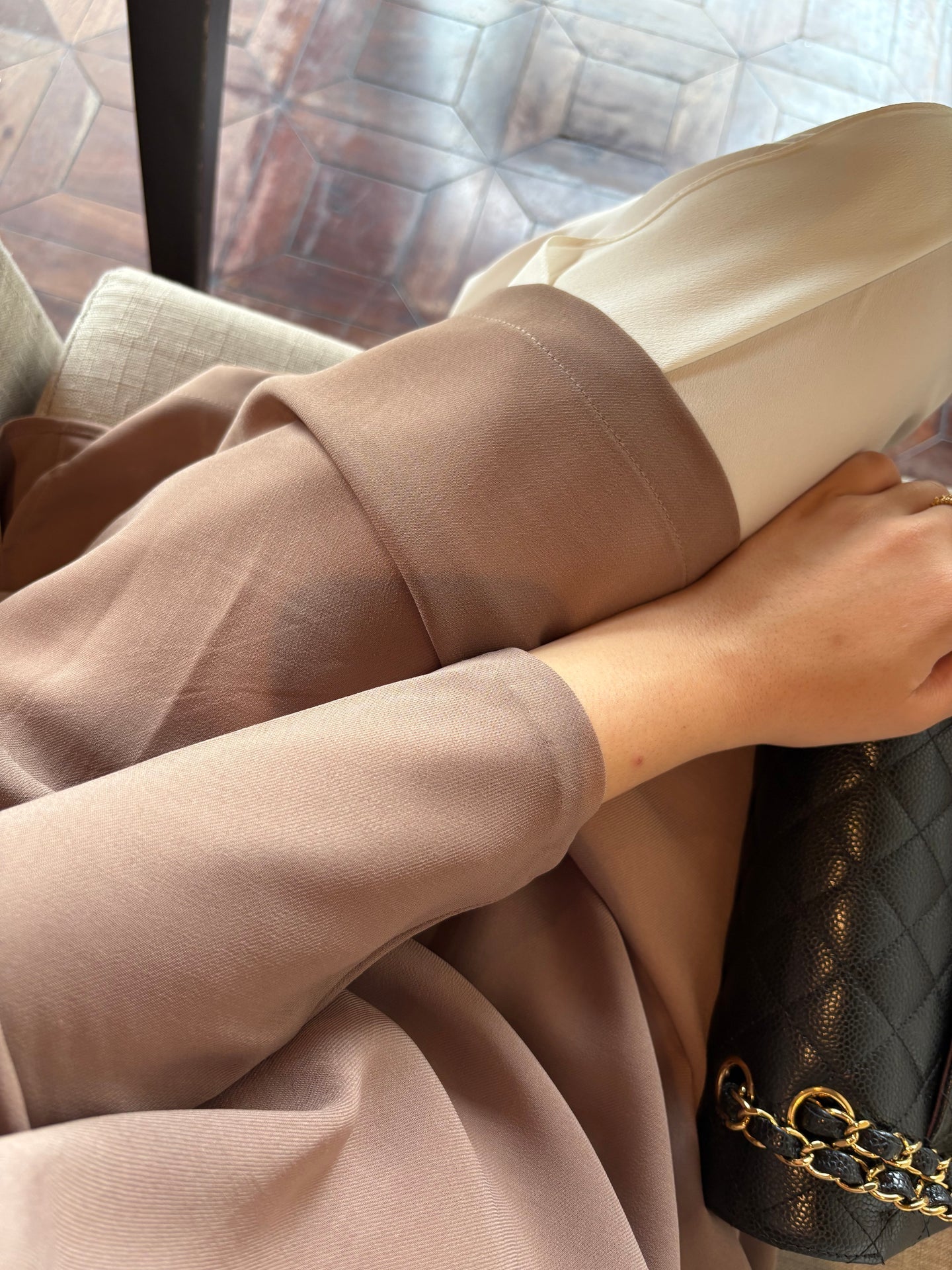 TAUPE LAURIE TUNIC | Sak Atelier