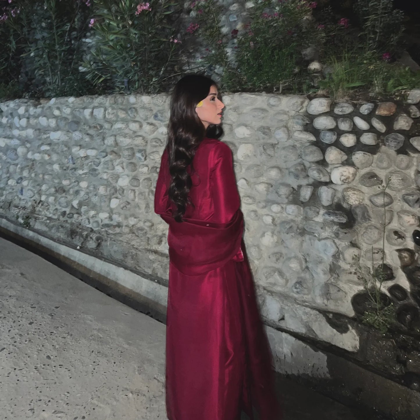 Raw Silk Magenta | SADAF KANWAL