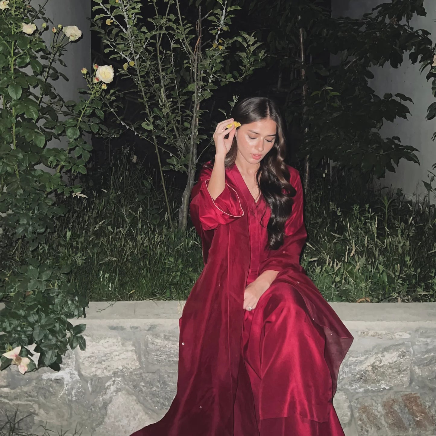 Raw Silk Magenta | SADAF KANWAL