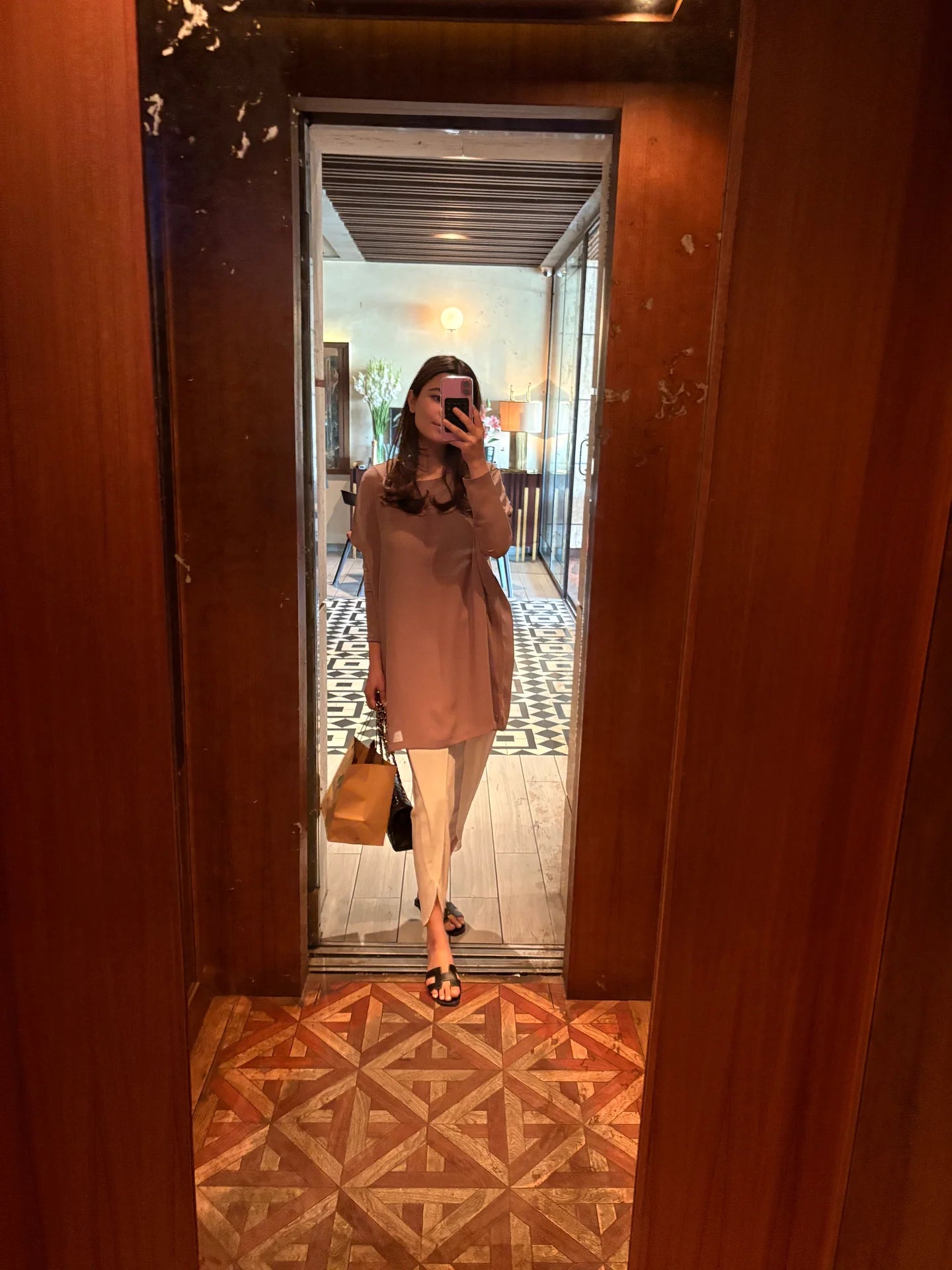 TAUPE LAURIE TUNIC | Sak Atelier