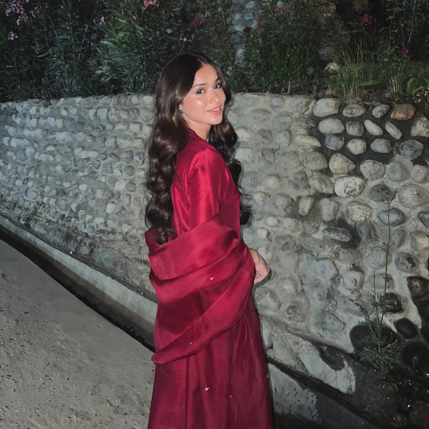 Raw Silk Magenta | SADAF KANWAL