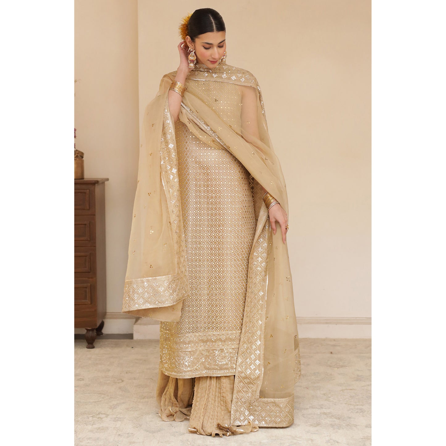 DUST GOLD OUTFIT | DYOT | Sheesham' 24
