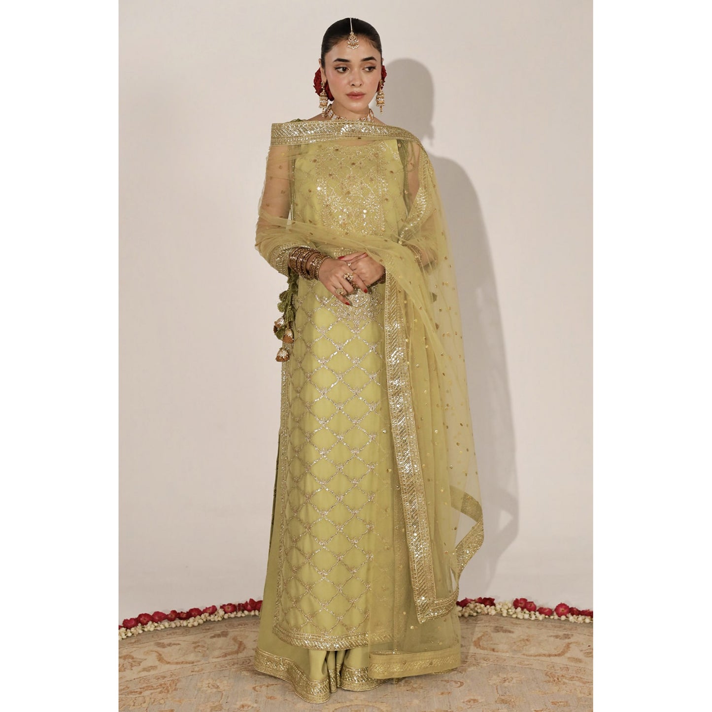 PISTACHIO GREEN OUTFIT | JHIL MIL | DYOT