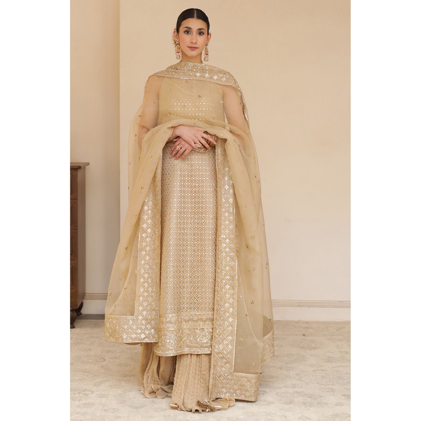 DUST GOLD OUTFIT | DYOT | Sheesham' 24