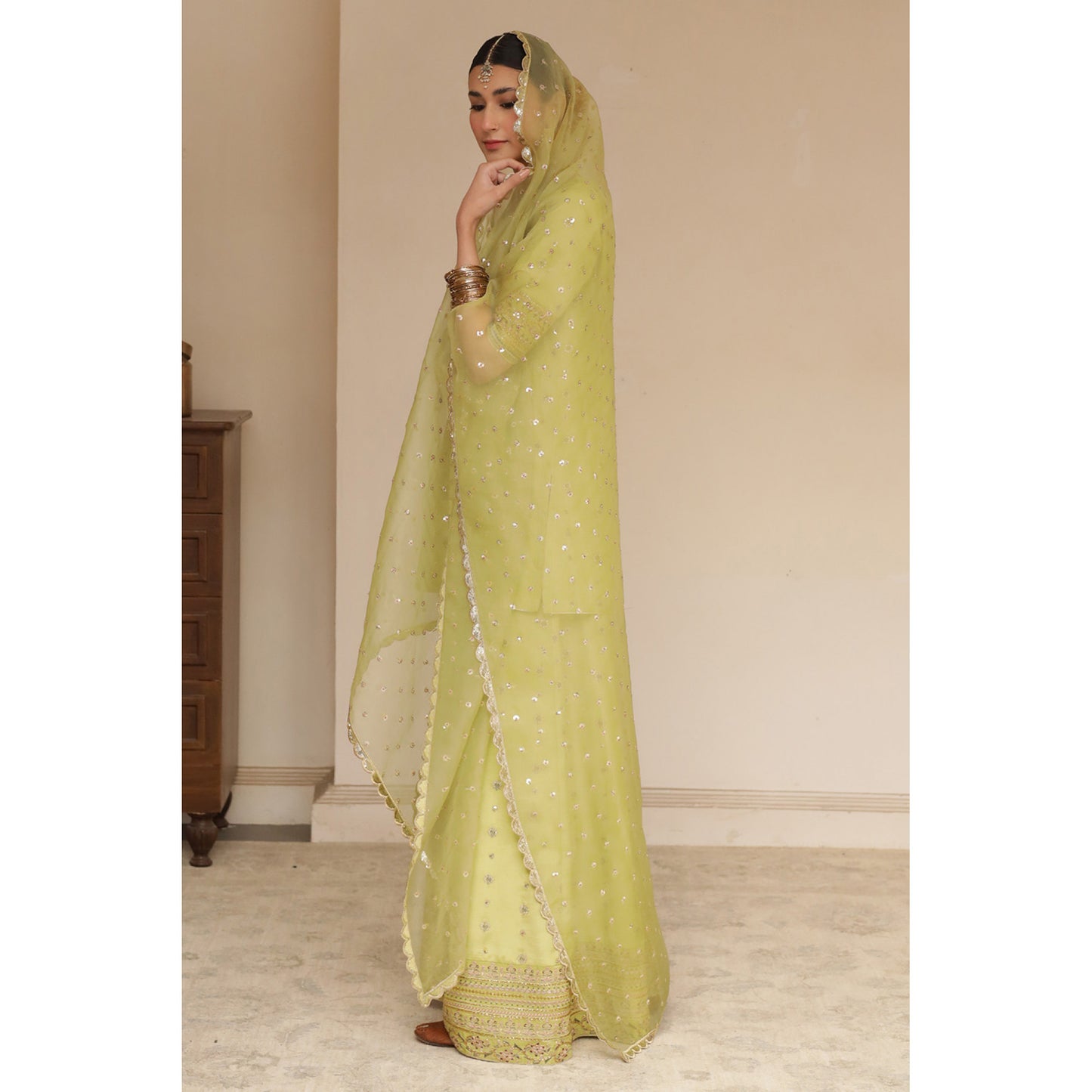 AVACADO GREEN OUTFIT | DYOT | Sheesham' 24