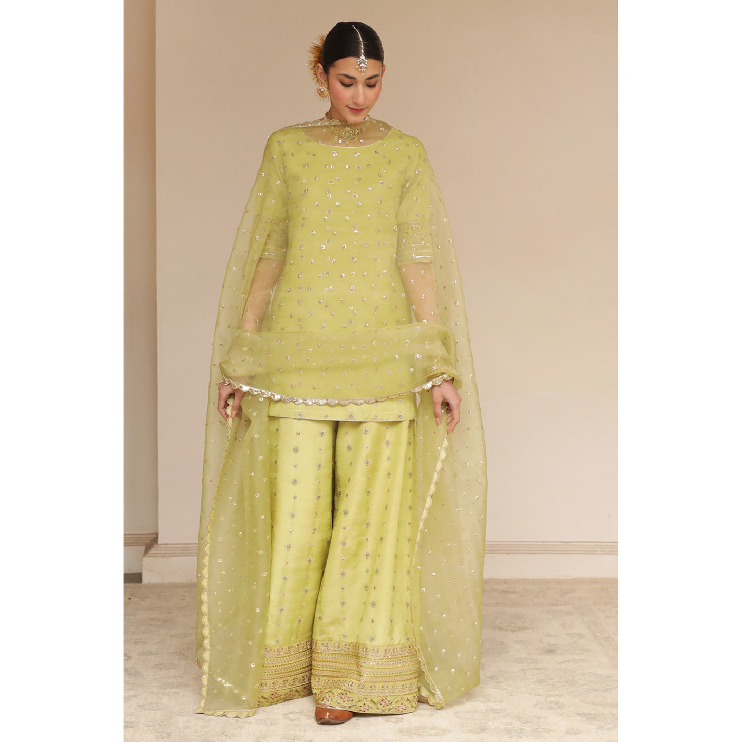 AVACADO GREEN OUTFIT | DYOT | Sheesham' 24
