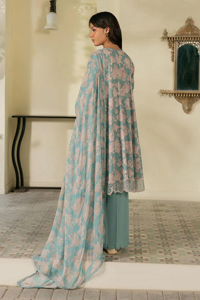 SUMMER GRACE- 3PC EMBROIDERED LAWN SUIT | Cross Stitch