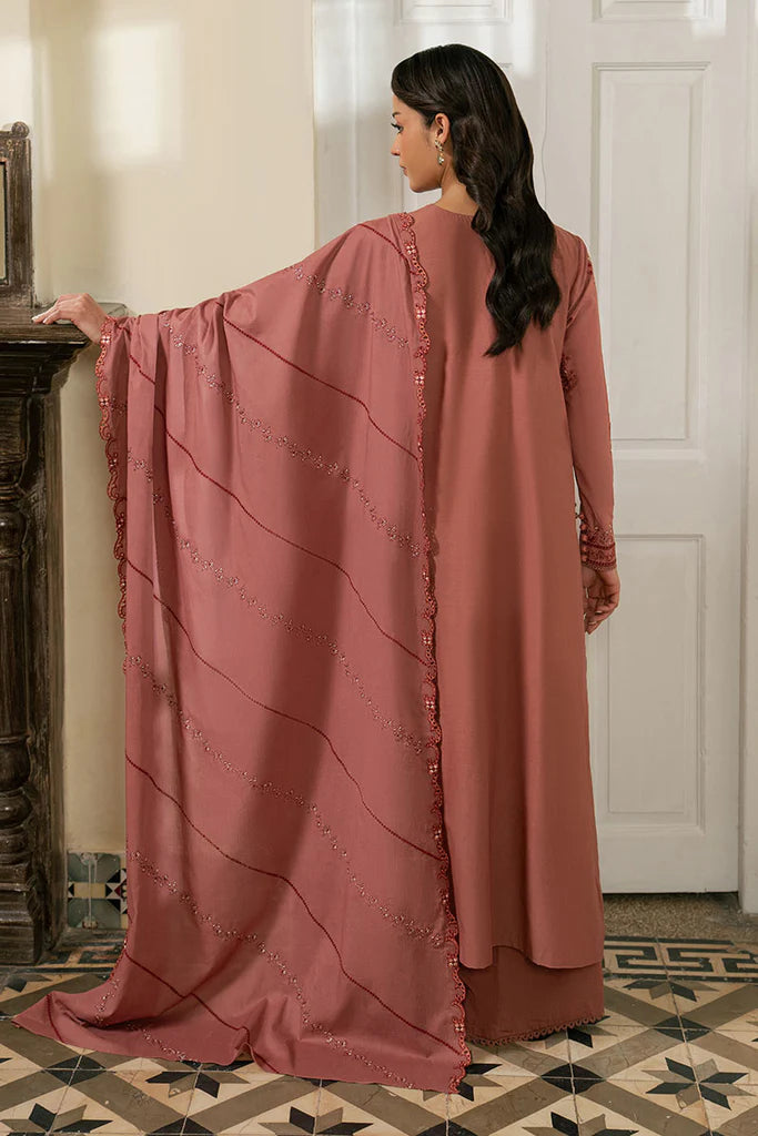 RUSTIC MEADOW- 3PC EMBROIDERED LAWN SUIT | Cross Stitch