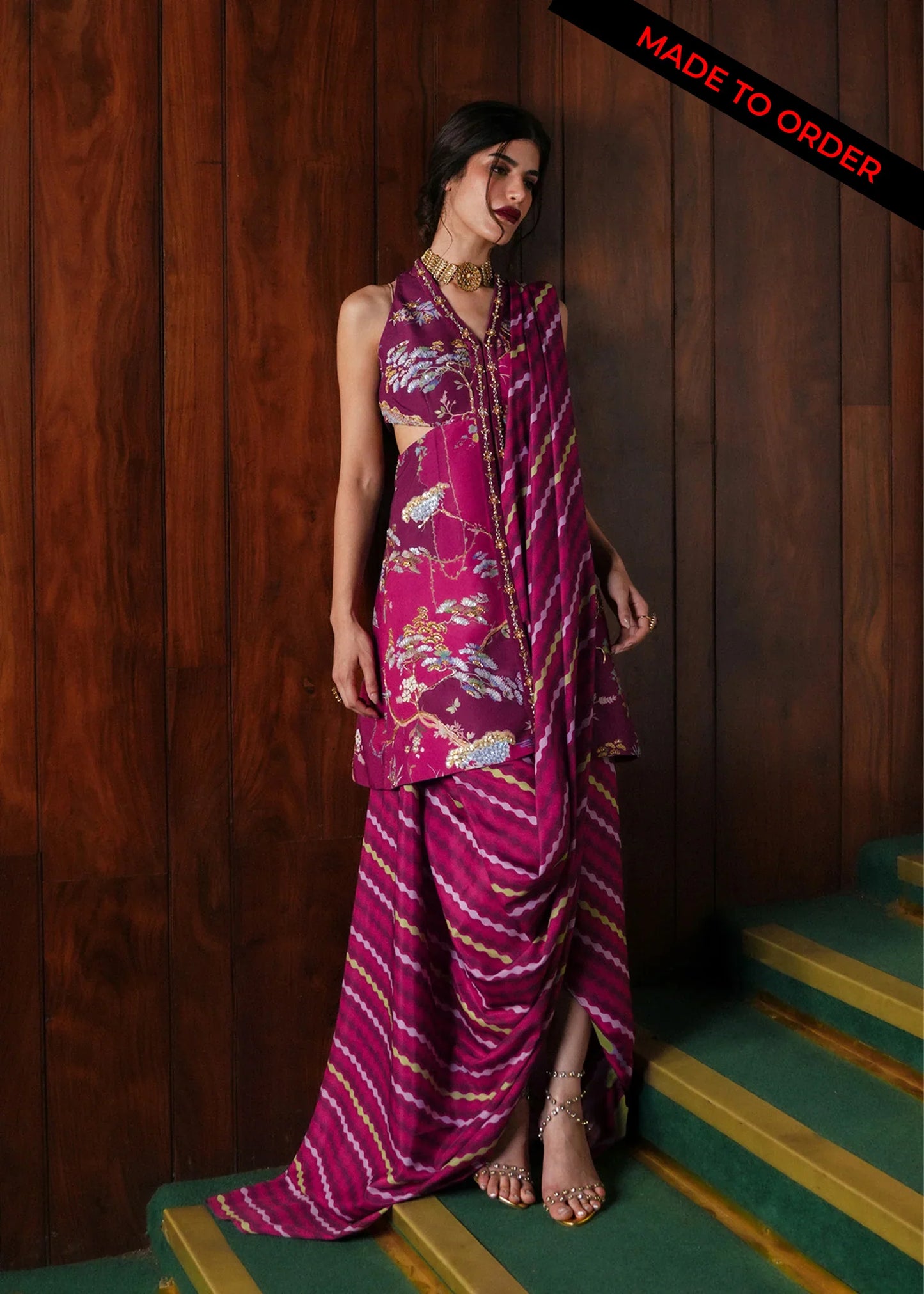 Dilruba - Plum | Eid Prints | CRIMSON