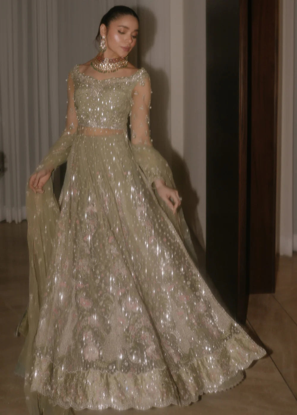 Seafoam | Festive Stitched ‘25 | Sadaf Fawad Khan