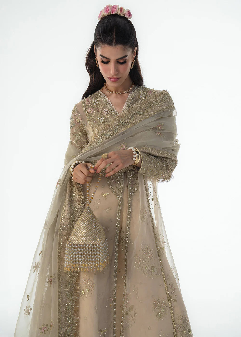 Ivory Celeste | Festive Stitched ‘25 | Sadaf Fawad Khan