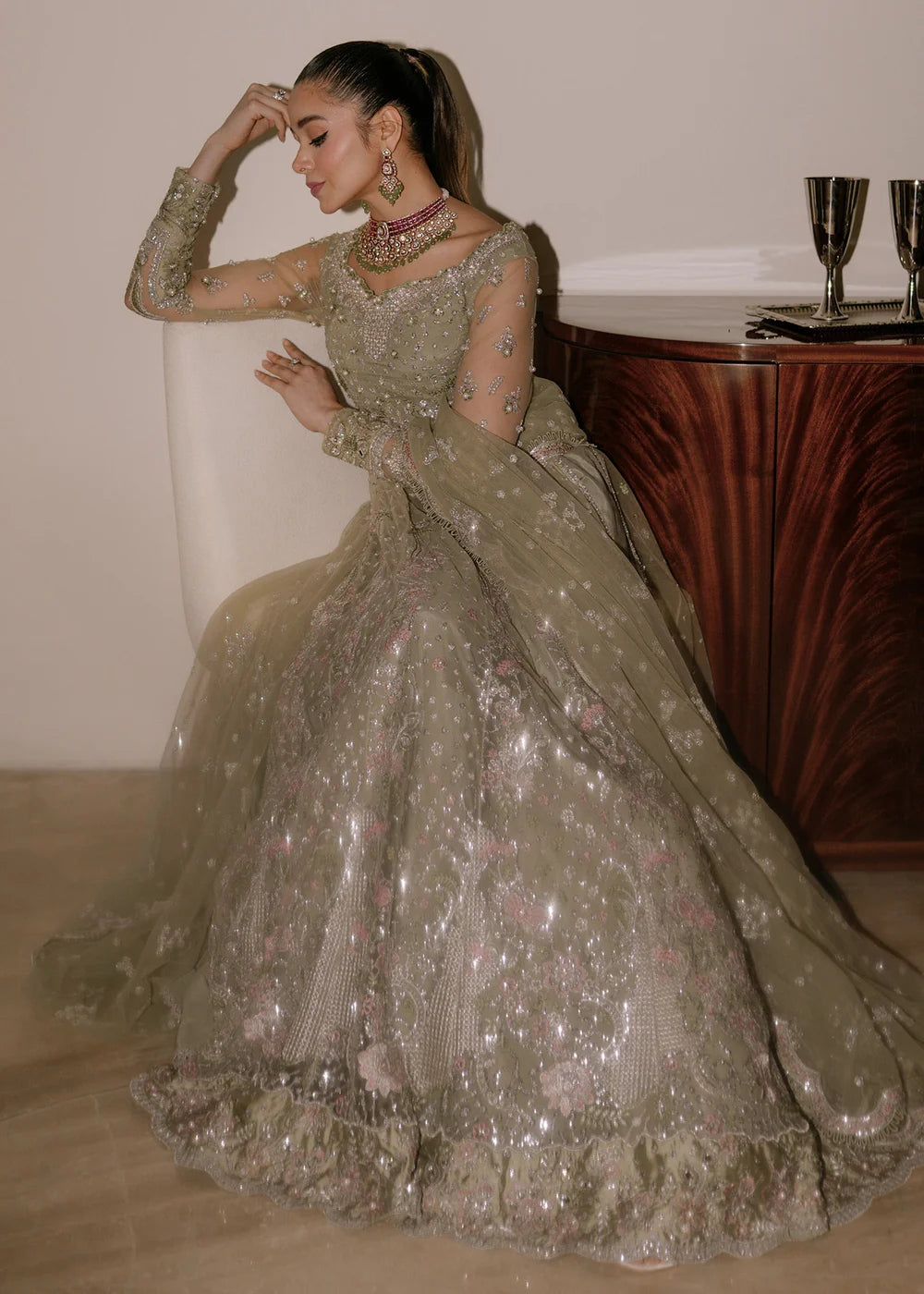 Seafoam | Festive Stitched ‘25 | Sadaf Fawad Khan