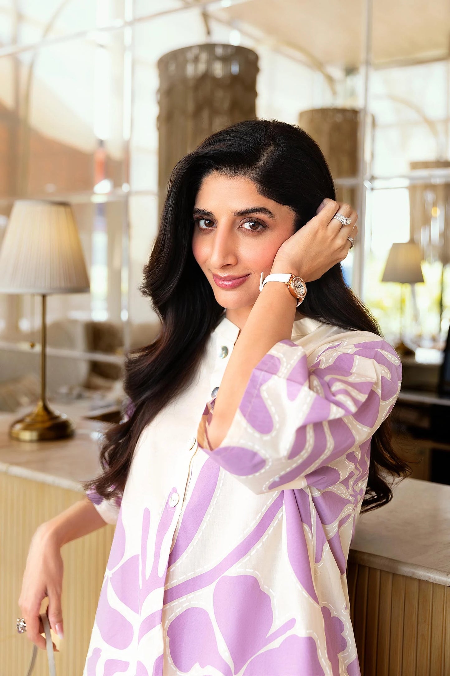 STITCHED LAWN SHIRT | Sana Safinaz