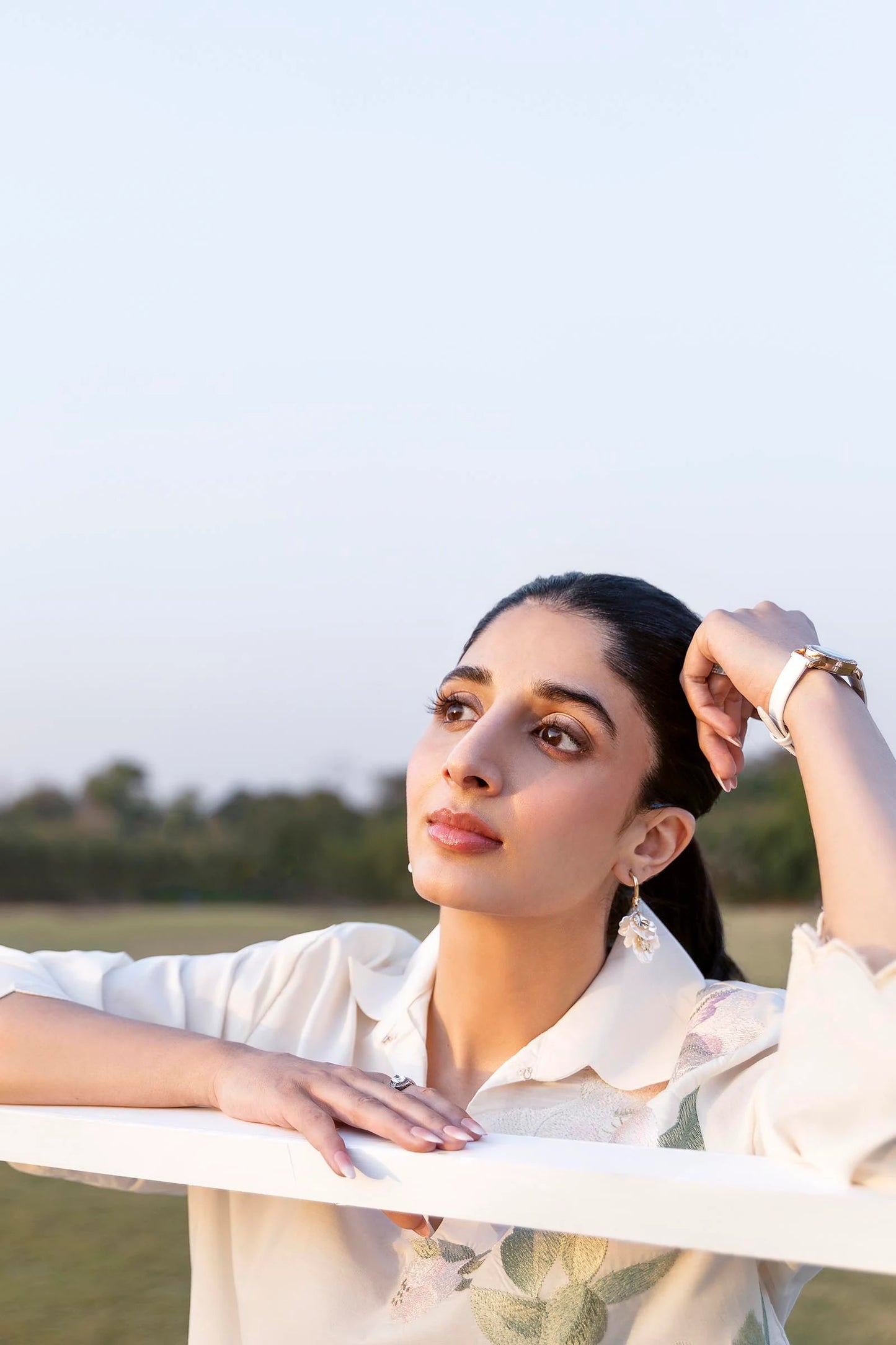 STITCHED ESSENTIAL SHIRT + BOTTOM | Sana Safinaz