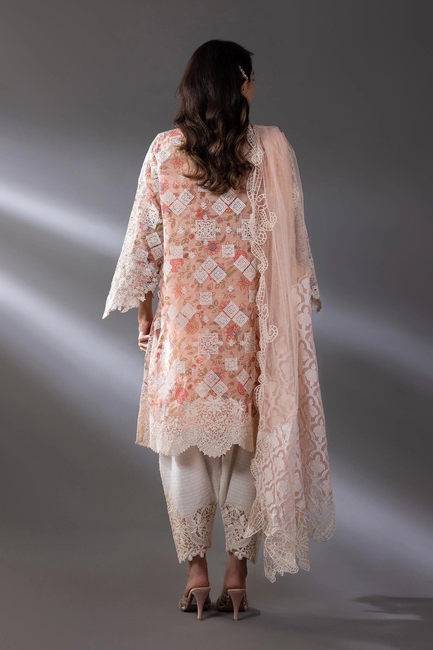 STITCHED EMBROIDERED SUIT | Sana Safinaz