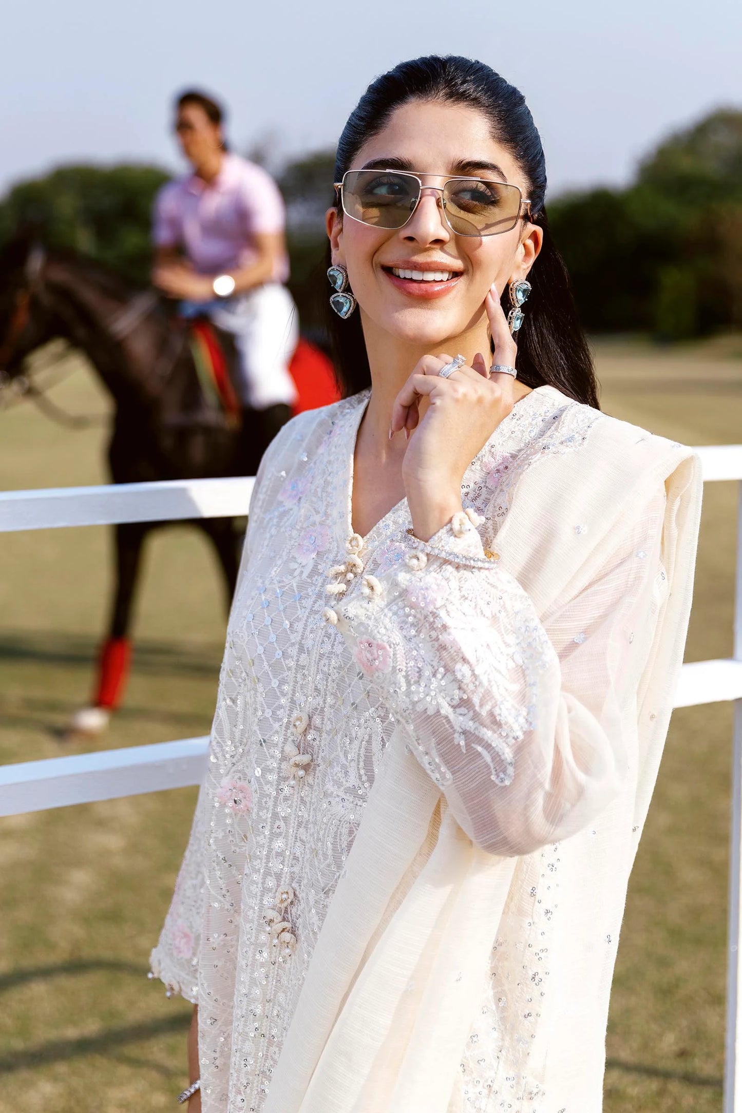 STITCHED EMBROIDERED COTTON SHIRT | Sana Safinaz