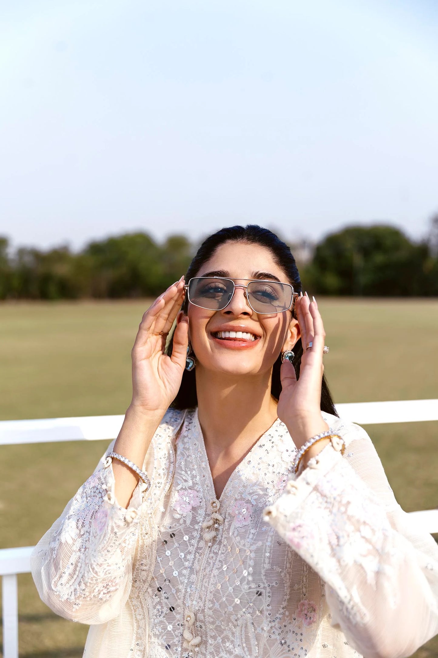 STITCHED EMBROIDERED COTTON SHIRT | Sana Safinaz