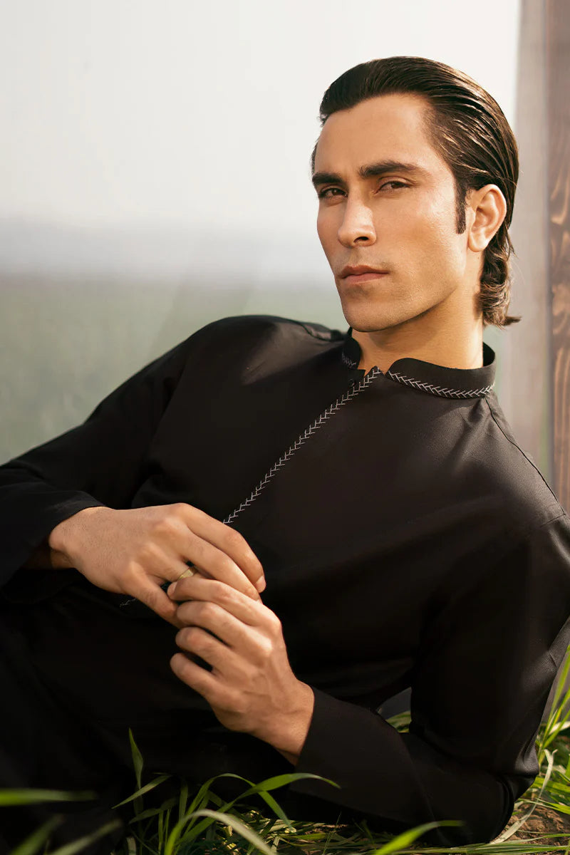 Black Kurta Pajama | REPUBLIC MENSWEAR