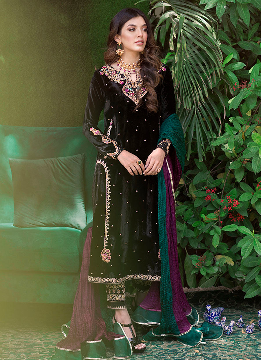 Azita Onyx Velvet | Velvet | FARAH TALIB AZIZ