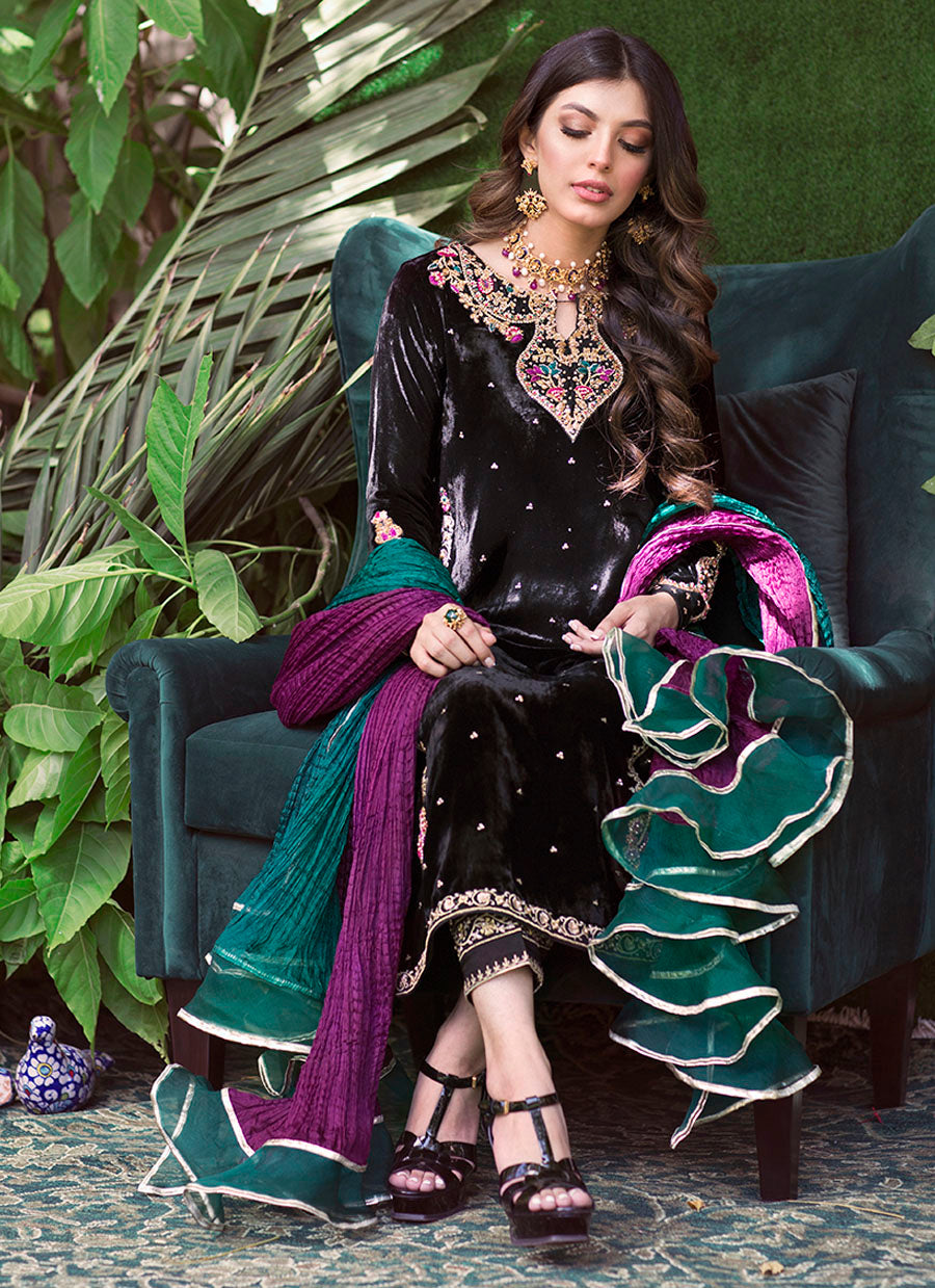 Azita Onyx Velvet | Velvet | FARAH TALIB AZIZ