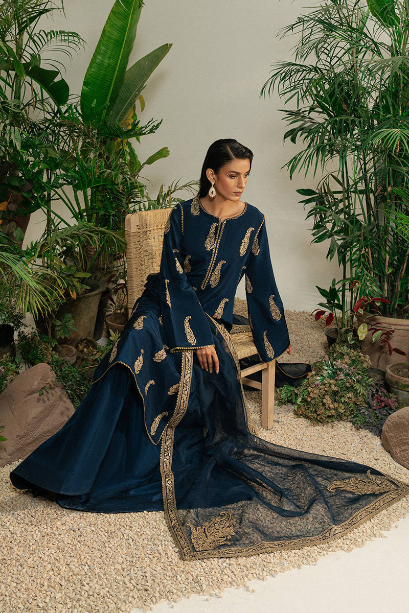 GILDED INDIGO | CHAI COFFEE LUXURY PRETS/S25 VOL. 3 | Mohsin Naveed Ranjha