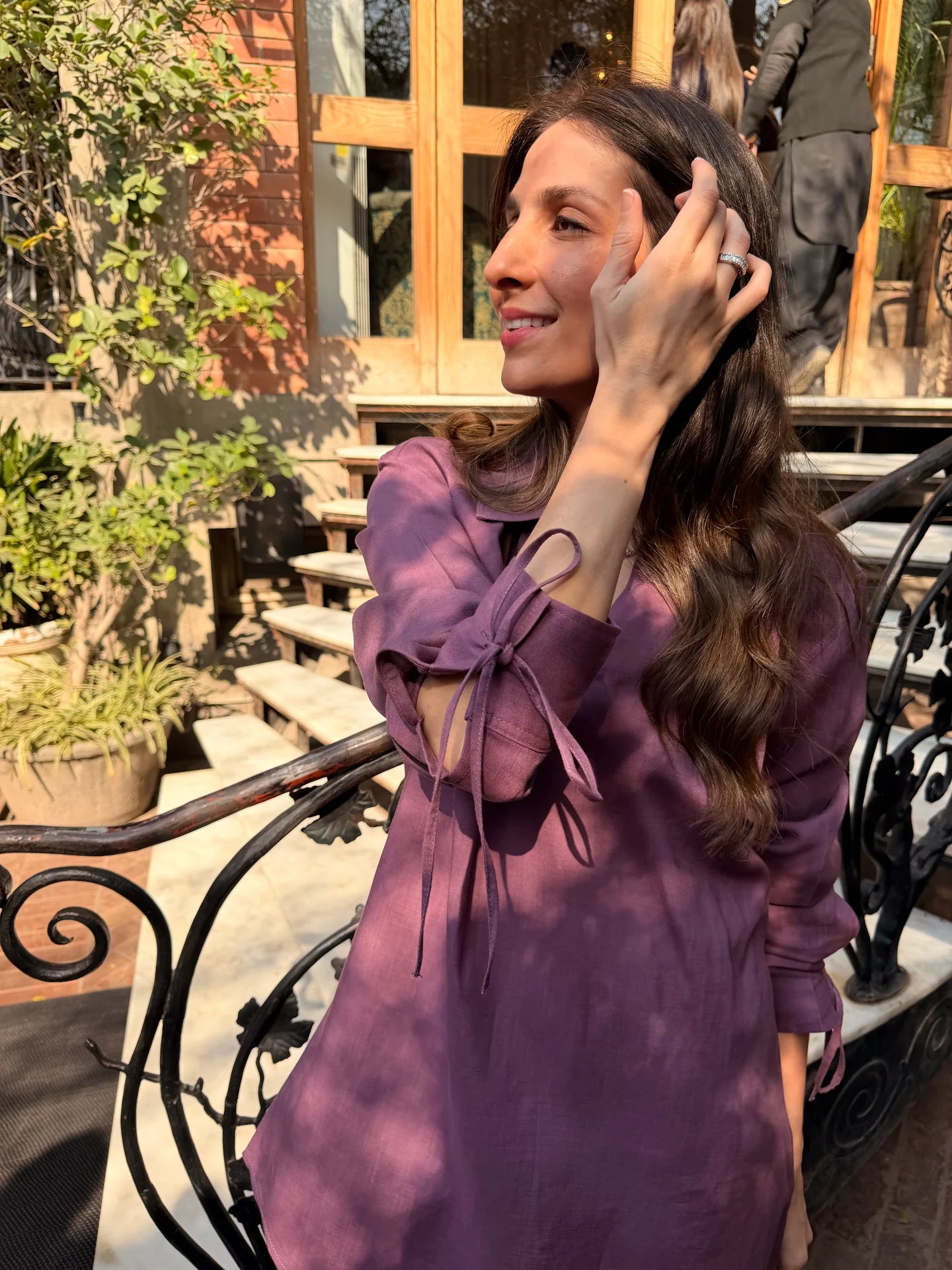 Purple Bow Set | Sak Atelier