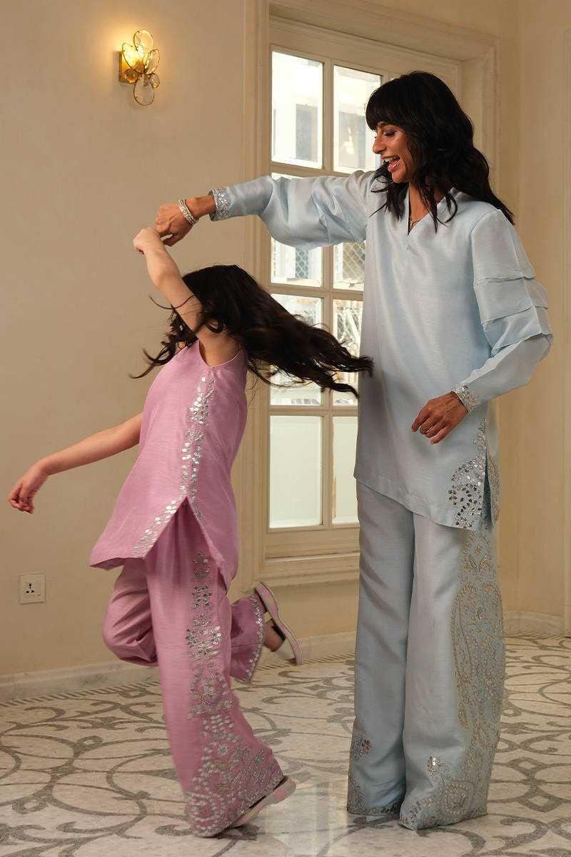 Ice moon Shirt and Pants | Eid Edit '26 | FARIDA HASAN