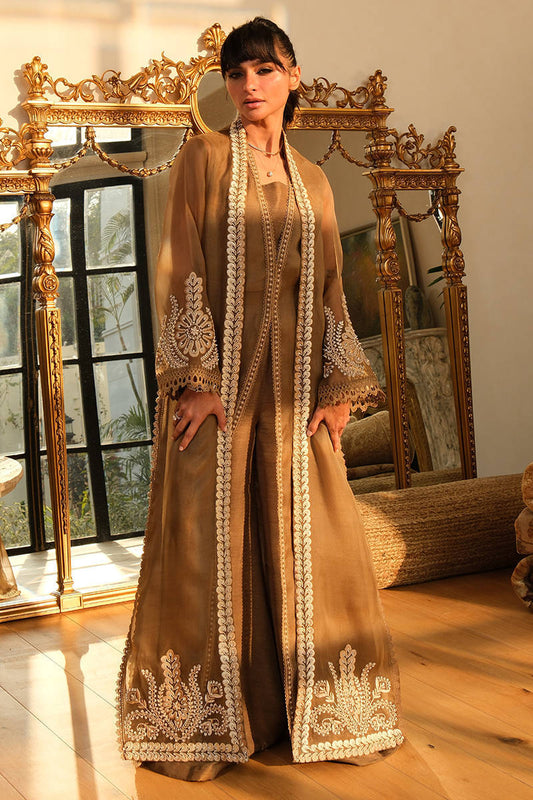 Caramel Shirt With Pants | Eid Edit '26 | FARIDA HASAN