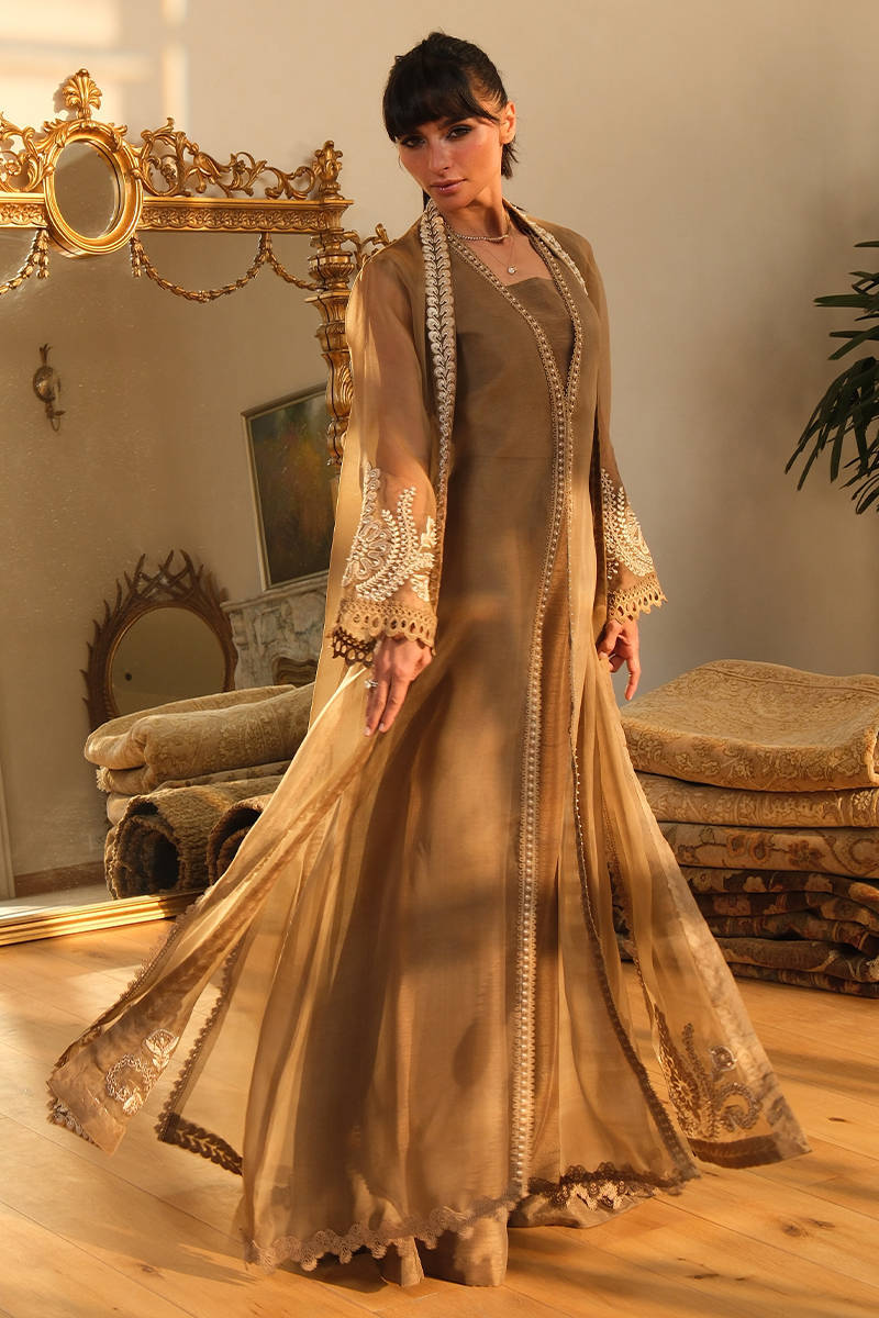 Caramel Shirt With Pants | Eid Edit '26 | FARIDA HASAN
