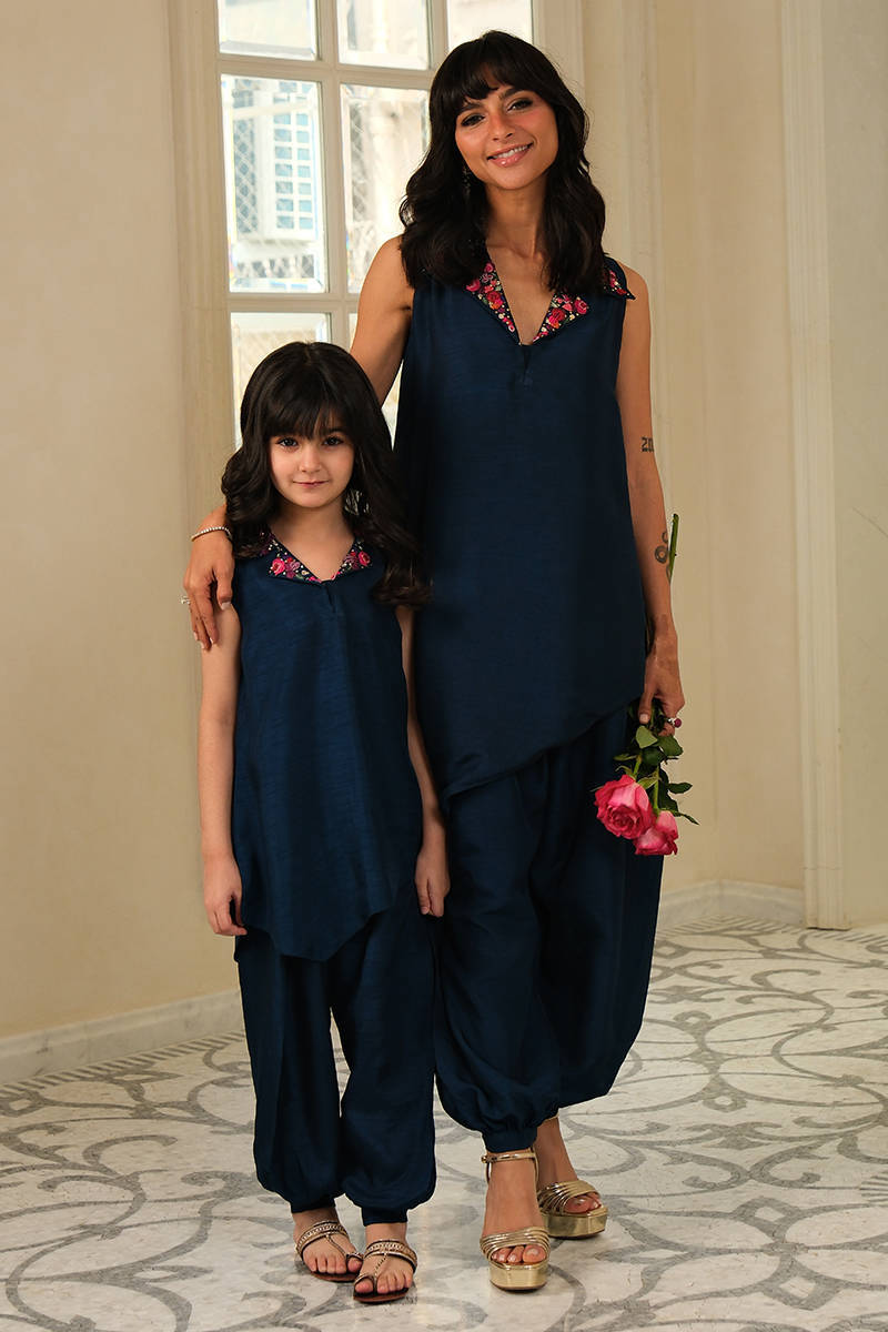 Ink Rose Shirt and Pants | Eid Edit '26 | FARIDA HASAN