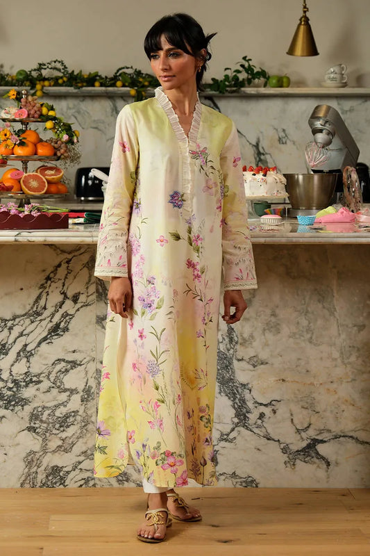 Pastel Bloom Shirt | Fh-bess-01 | Bloom Edit Spring Summer '26 | FARIDA HASAN