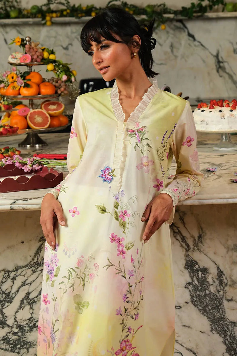 Pastel Bloom Shirt | Fh-bess-01 | Bloom Edit Spring Summer '26 | FARIDA HASAN