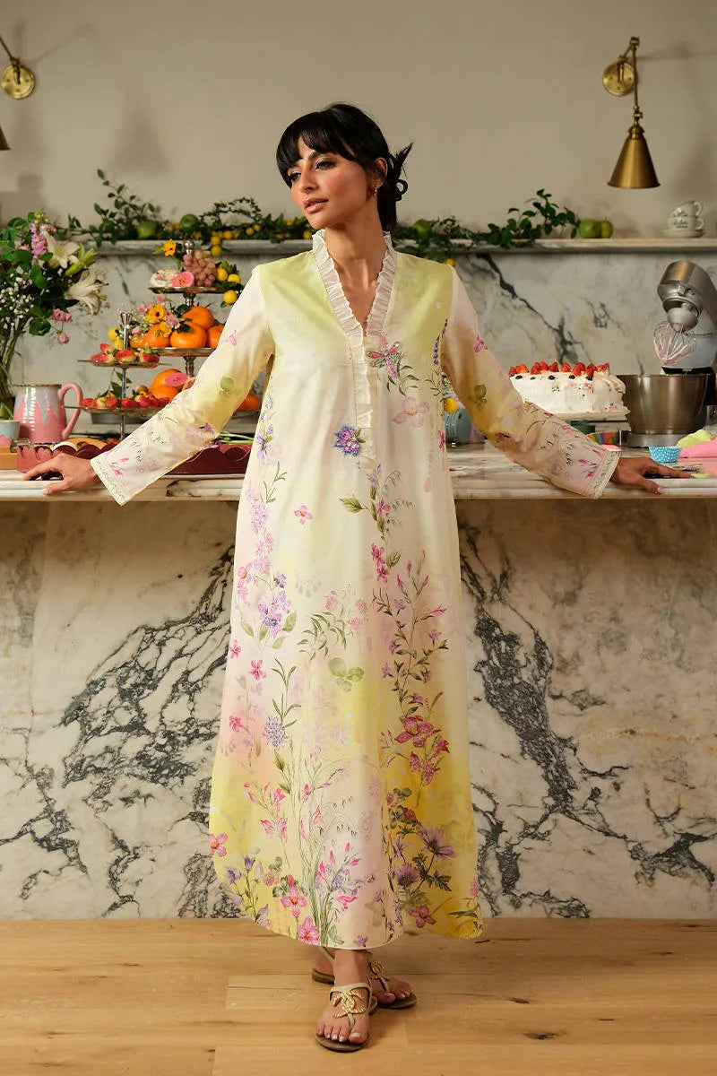 Pastel Bloom Shirt | Fh-bess-01 | Bloom Edit Spring Summer '26 | FARIDA HASAN