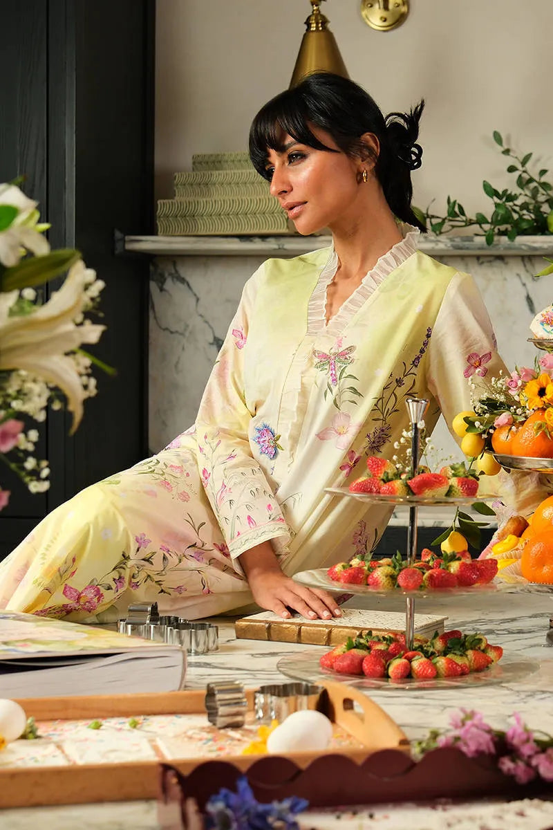 Pastel Bloom Shirt | Fh-bess-01 | Bloom Edit Spring Summer '26 | FARIDA HASAN