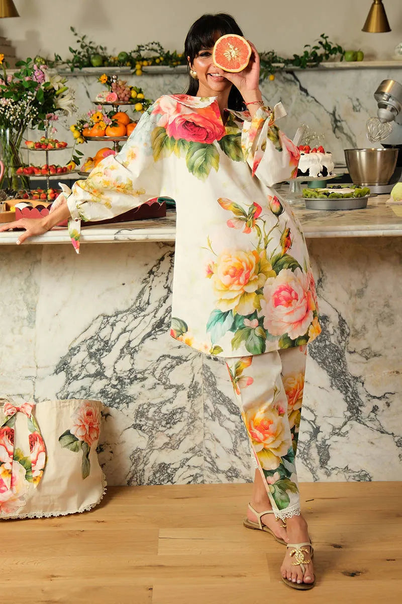 Rose Picnic Set | Fh-bess-02 | Bloom Edit Spring Summer '26 | FARIDA HASAN