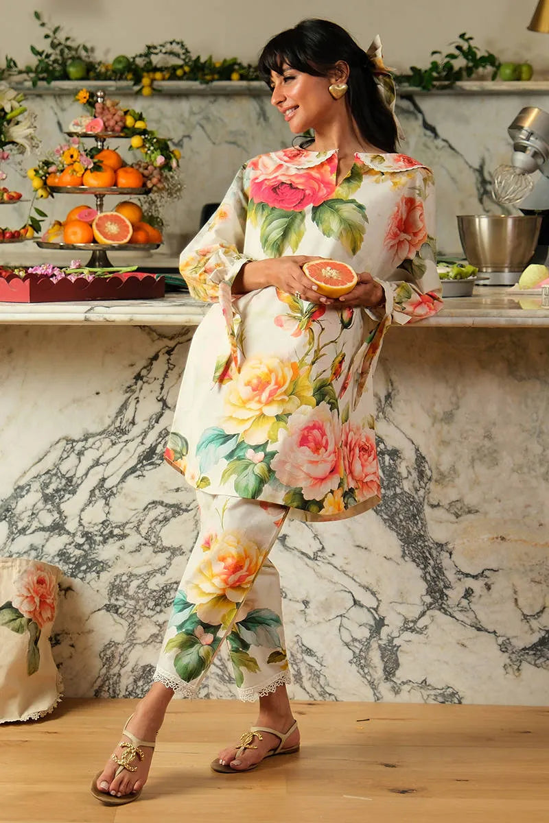 Rose Picnic Set | Fh-bess-02 | Bloom Edit Spring Summer '26 | FARIDA HASAN