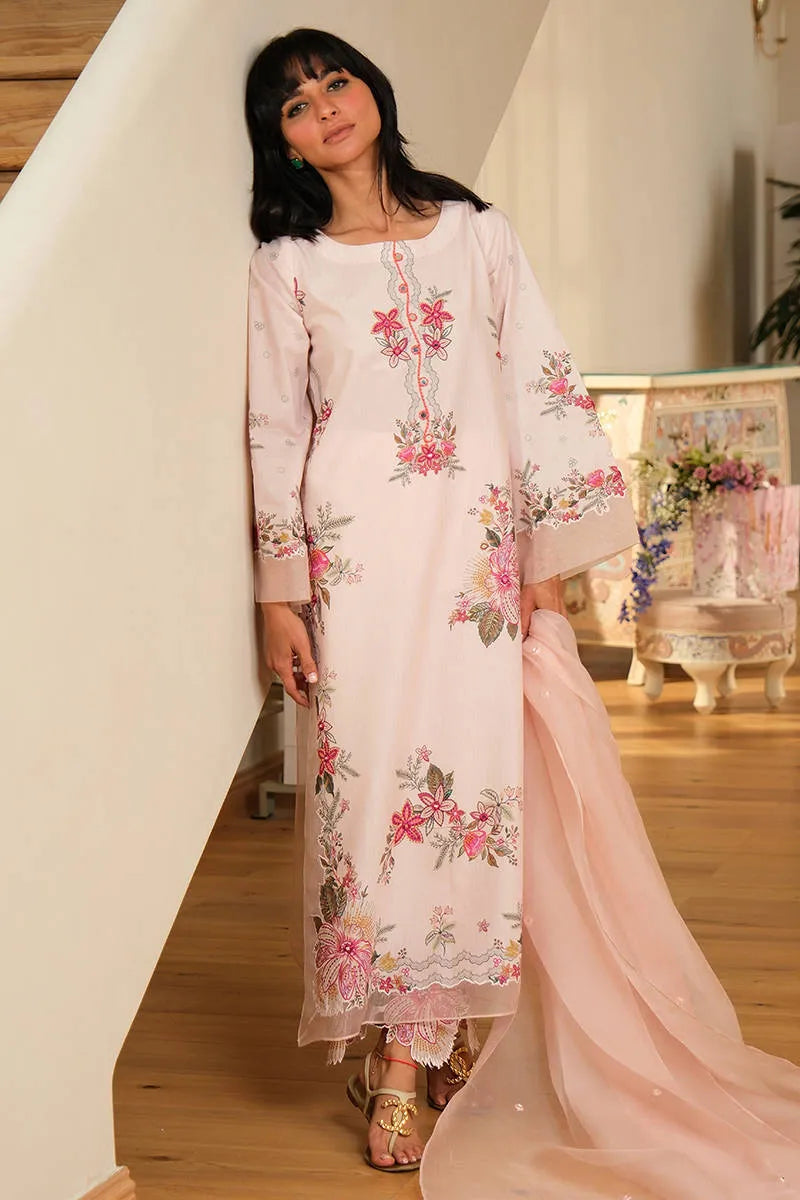 Mirror Blush Shirt And Pants | Fh-bess-03 | Bloom Edit Spring Summer '26 | FARIDA HASAN