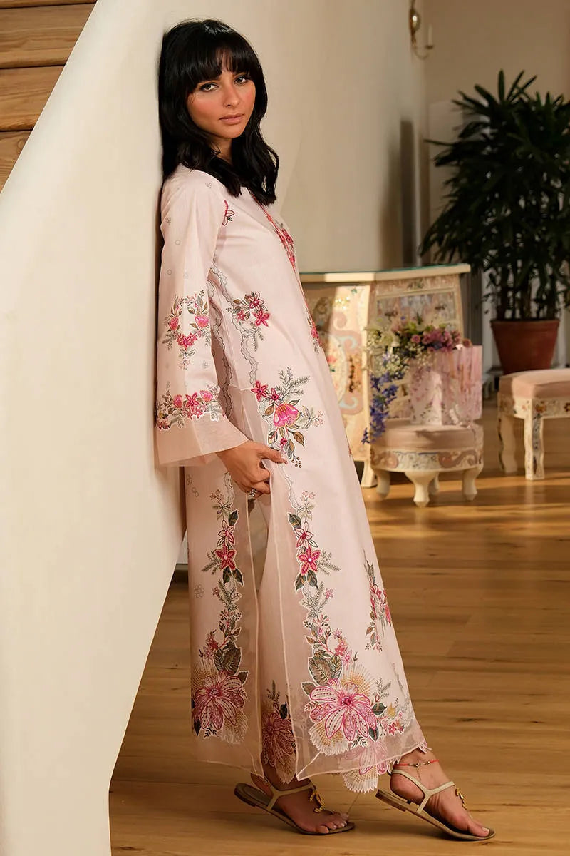 Mirror Blush Shirt And Pants | Fh-bess-03 | Bloom Edit Spring Summer '26 | FARIDA HASAN