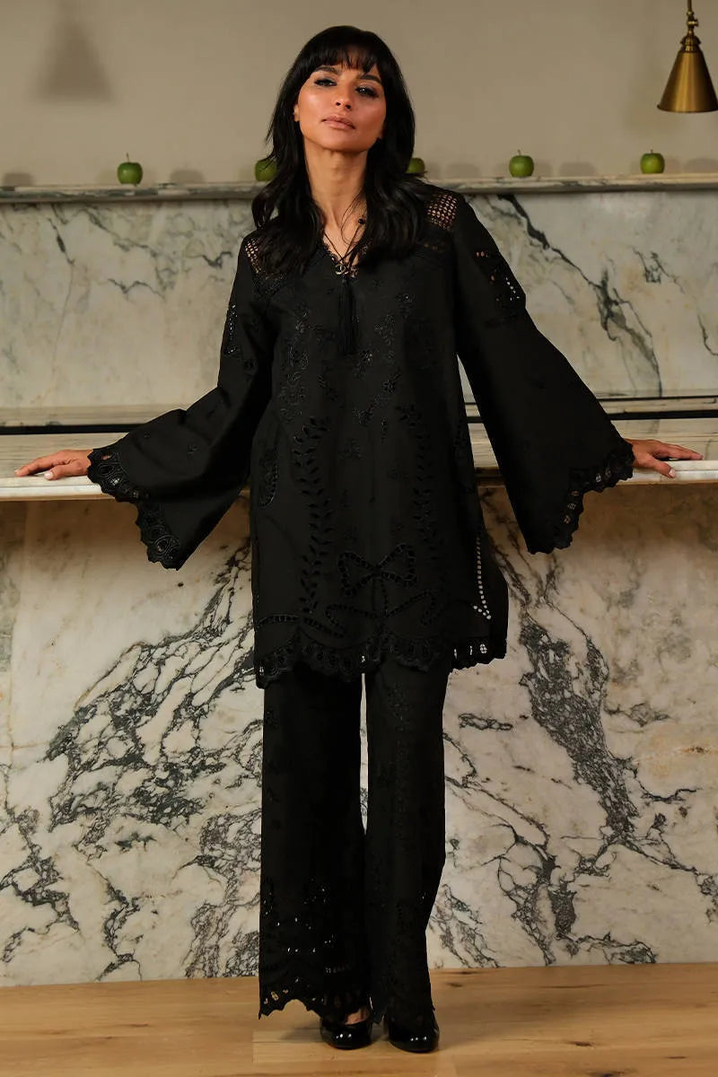 Black Bloom Set | Fh-bess-04 | Bloom Edit Spring Summer '26 | FARIDA HASAN