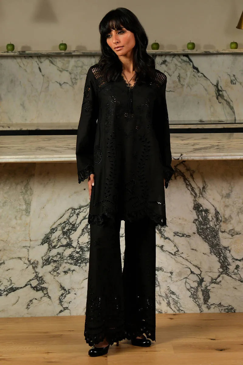 Black Bloom Set | Fh-bess-04 | Bloom Edit Spring Summer '26 | FARIDA HASAN