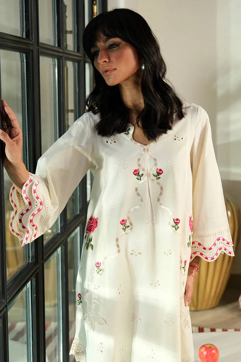 Cream Rose Set | Fh-bess-10 | Bloom Edit Spring Summer '26 | FARIDA HASAN